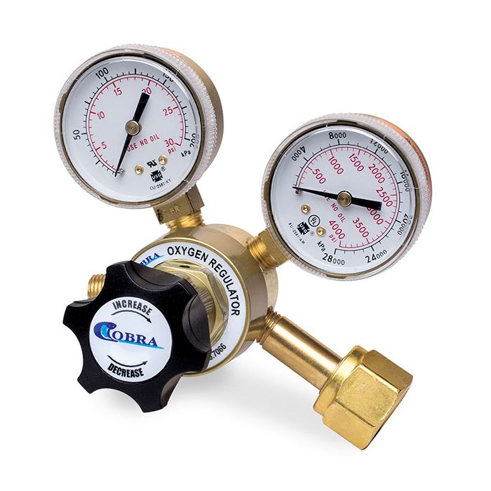 Detroit Torch Lower Pressure Regulators Oxygen Close Up