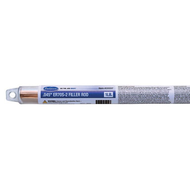 Blue and Clear Plastic Tube Eastwood .045 Inch ER70S-2 Filler Rod 1LB - ER70S2-045-01T