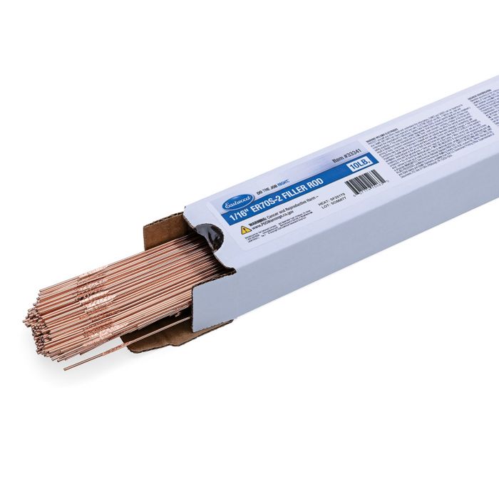 Blue and White box Eastwood 1/16 Inch ER70S-2 Filler Rod 10LB - ER70S2-063-10T