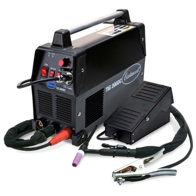 Eastwood 200AMP DC TIG Welder Front Side and Attachment View