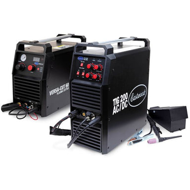 Eastwood TIG 200amp and Versa Cut Front and Side View
