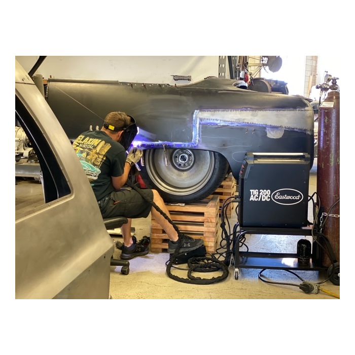 Eastwood 200 amp TIG Welding on car