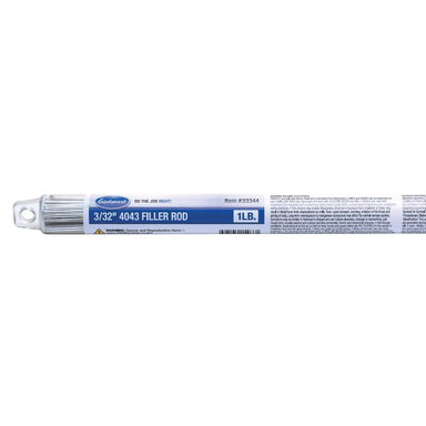 Blue and Clear Plastic Tube Eastwood 3/32 Inch 4043 Filler Rod 1 LB - ER4043-094-01T