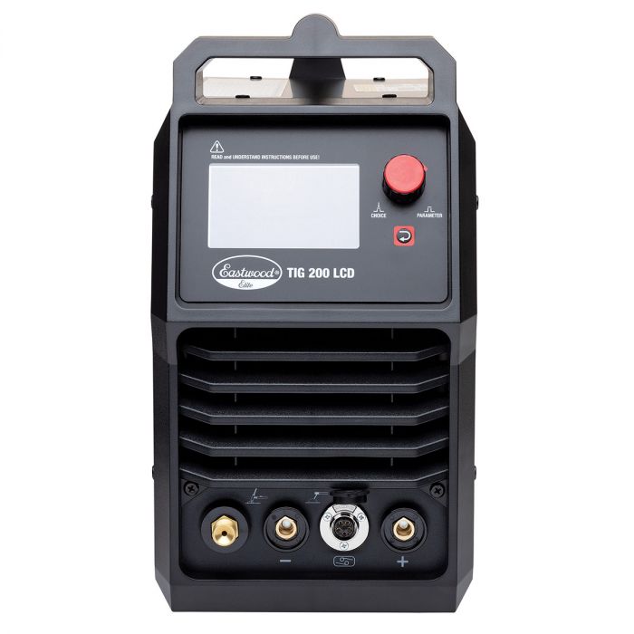 Eastwood Elite 200AMP LCD Digital TIG Front Display View
