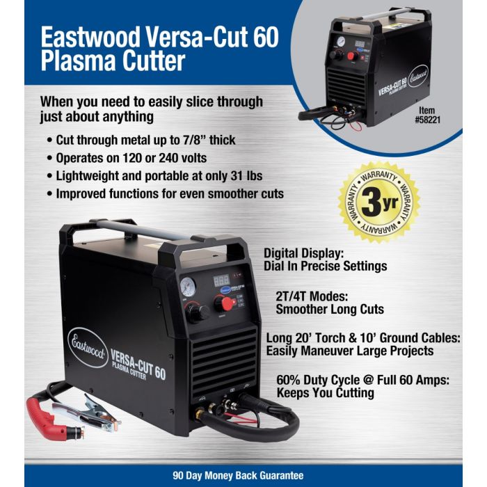 Eastwood Versa Cut Features Page