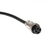 Cable connector with black cable on a white background Eastwood Flex Head Mig Welding Torch