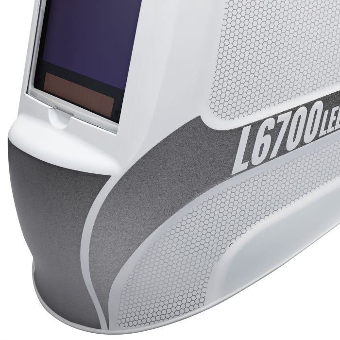Eastwood L6700 LED Welding Helmet Side View of Helmet Design