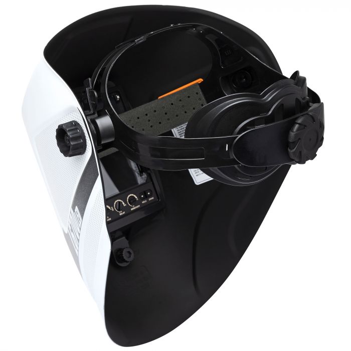 Eastwood L6700 LED Welding Helmet Back View into Helmet