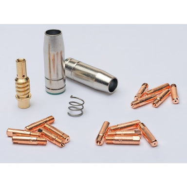 Silver Brass and Copper Eastwood MP140i Welder Consumable Kit
