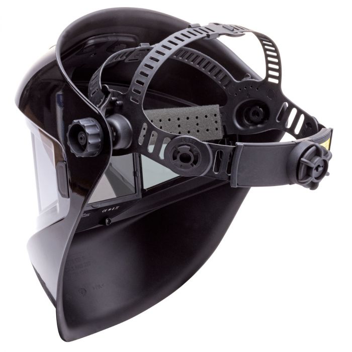 Eastwood Panoramic View True Color Welding Helmet Back View of Head Support and Adjustment 