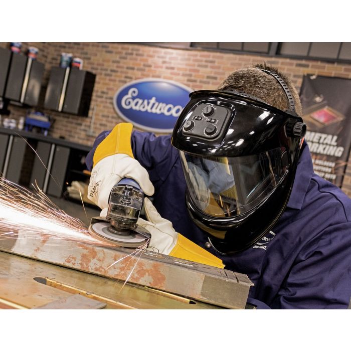 Eastwood Panoramic View True Color Welding Helmet Grinding in Shop