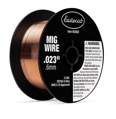 Bronze and black Eastwood MIG Wire Spool 0.023