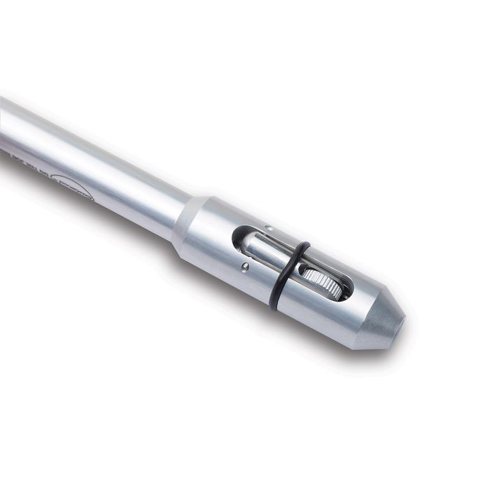 Close up of silver Eastwood TIG Mate - TIG Filler Rod Feeder Pen