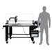 Eastwood Versa-Cut 40 CNC Plasma Table Size Comparison to Operator