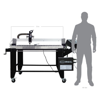 Eastwood Versa-Cut 4x4 CNC Plasma Table Size Comparison with Operator