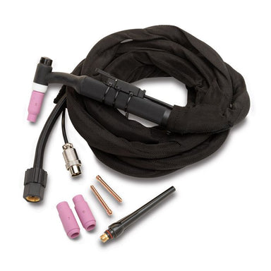 Welding cable set with various attachments Eastwood WP 26-F TIG Welder Torch 