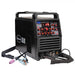 Front angle view of the Eastwood TIG 220 AC/DC welder with included accessories
