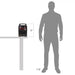 Eastwood TIG 220 AC/DC welder shown beside a person for size comparison
