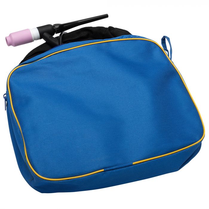 Accessory storage bag included with the Eastwood TIG 220 AC/DC welder
