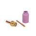 Gas lens, gas cup, and TIG consumables included with the Eastwood TIG 220 AC/DC welder
