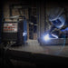 Eastwood TIG 220 AC/DC welder performing TIG welding during a fabrication project
