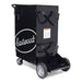 Rear view of the Eastwood toolbox welding cart showing gas cylinder mounting platform and retaining straps.