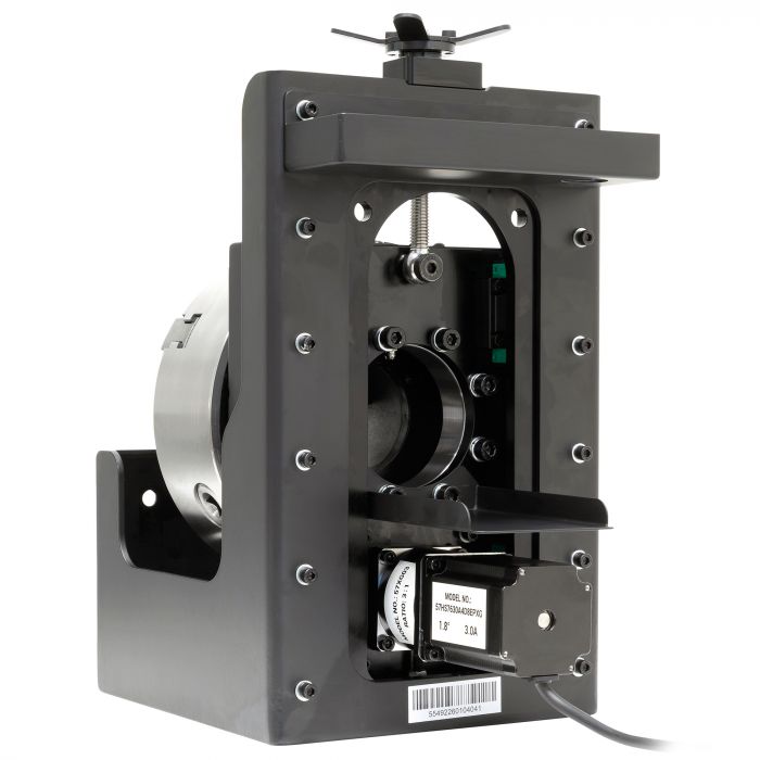 Rear view of the Eastwood Versa-Cut CNC tubing notcher attachment
