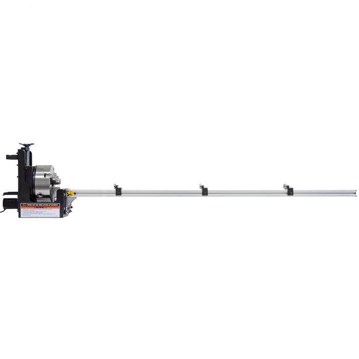 Support rail assembly for the Eastwood Versa-Cut CNC tubing notcher attachment