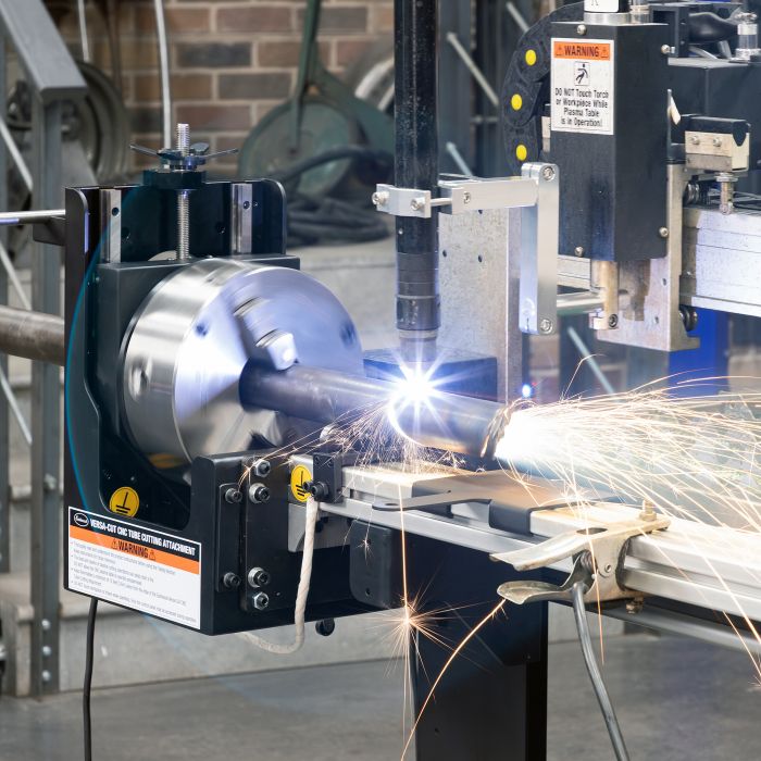 Eastwood Versa-Cut CNC tubing notcher cutting round tubing