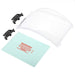 Included replacement inner and outer lens shields with lens clips for the Eastwood W9400 welding helmet.
