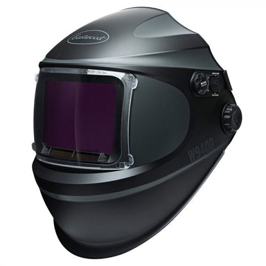 Front angled view of the Eastwood W9400 Wide View auto-darkening welding helmet.