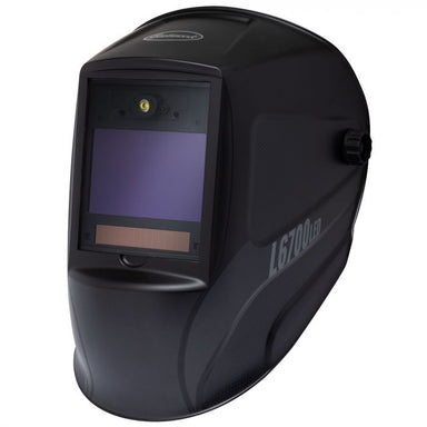 Eastwood L6700LED Welding Helmet Dark Edition Front Full View