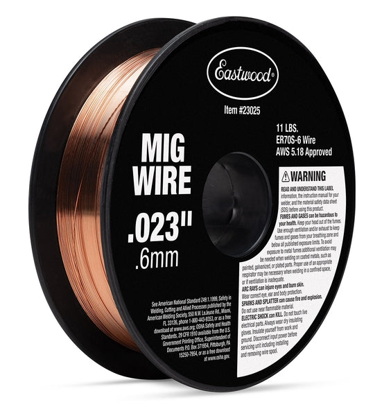 Black and Bronze Eastwood MIG Welding Wire 0.023 11lb