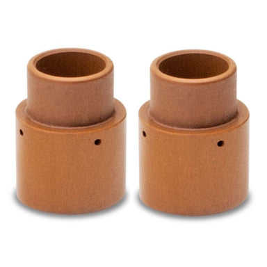 Two brown cylindrical Eastwood  Plasma Air Diffuser CB50-70