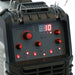 Close-up of the Rockwood 180 AC/DC TIG welder digital control panel and adjustment knobs
