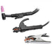 Ground clamp, electrode holder, and welding cables included with the Rockwood 180 AC/DC TIG welder
