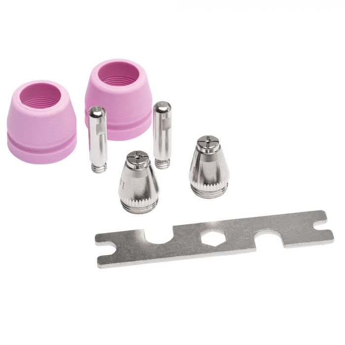 Spare plasma cutting consumables included with the Rockwood Plasma-Cut 40
