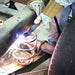 Rockwood Plasma-Cut 40 plasma cutter making a precision metal cut
