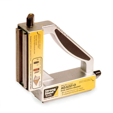 Strong Hand Tools Adjust-O 90 Degree Magnet - 265lb dual switch welding square