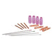 TIG Accessories and Consumables Kit for WP-17 TIG Welding Torches