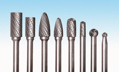 Eastwood 8pc Carbide Burr Set - 1/4in Shank