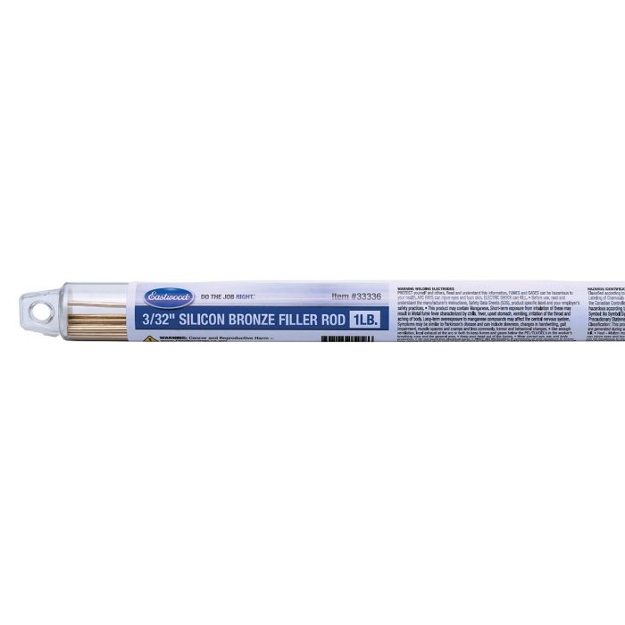 Clear and blue plastic tube Eastwood 3/32Inch Silicon Bronze Filler Rod 1LB