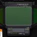 Interior control panel and True Color auto-darkening lens inside the Eastwood Vista-Arc welding helmet.