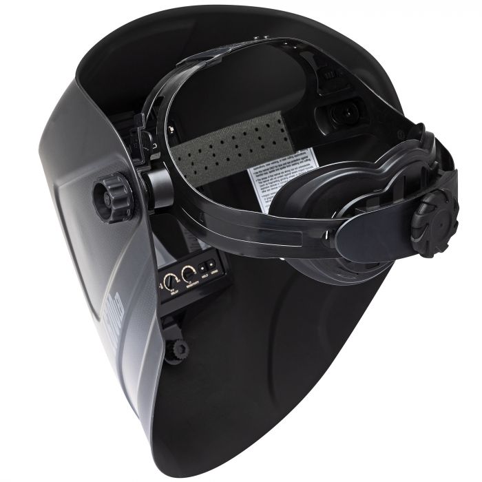 Eastwood L6700LED Welding Helmet Dark Edition Back View inside of Helmet