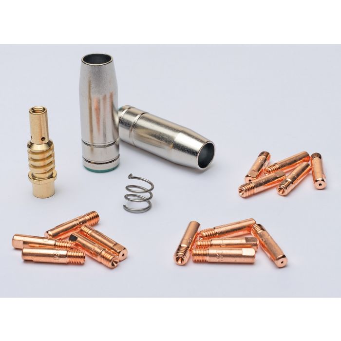 Silver Brass and Copper Eastwood MP140i Welder Consumable Kit