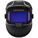 Front view of the Eastwood Elite Vista-Arc panoramic welding helmet showing the panoramic viewing area.